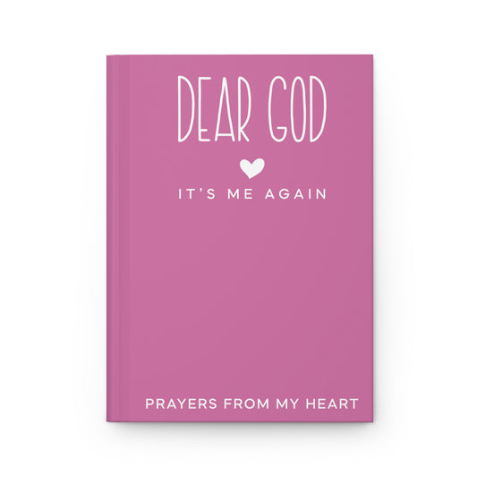 Dear God It’s Me Again Journal – Pink Christian Notebook