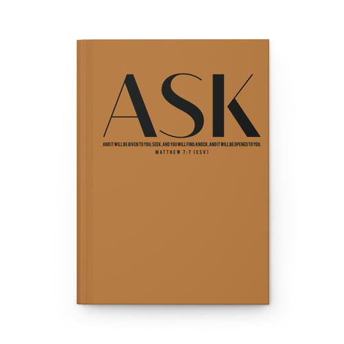 Matthew 7:7 Ask Seek Knock Journal – Skin Tone Notebook