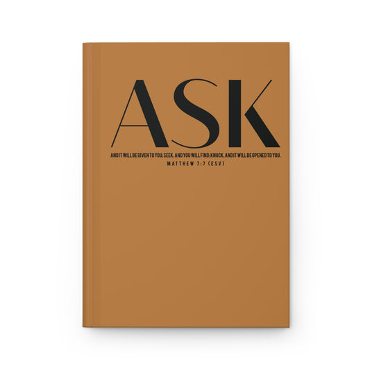 Matthew 7:7 Ask Seek Knock Journal – Skin Tone Notebook