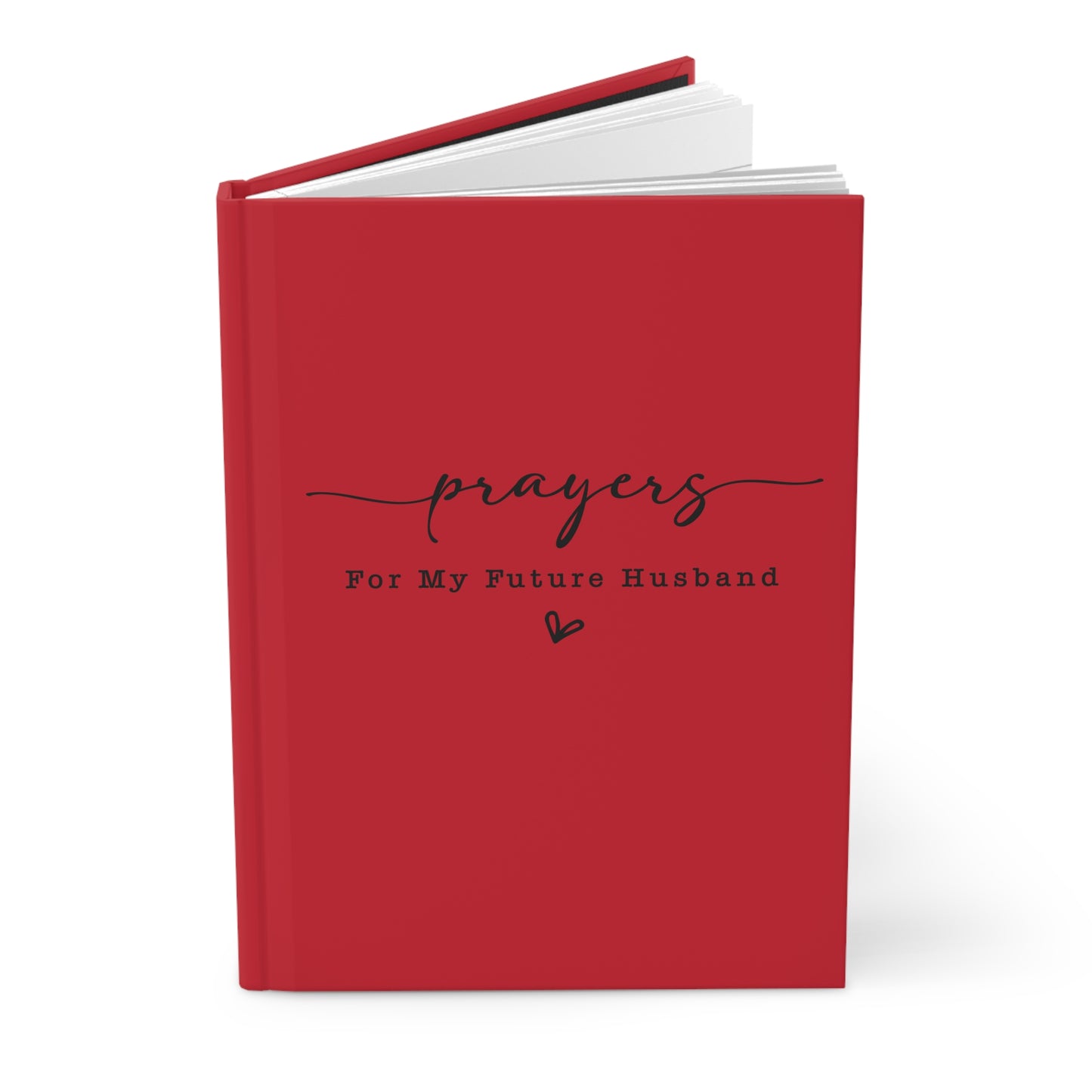 Prayer for My Future Husband Red Journal – Christian Notebook