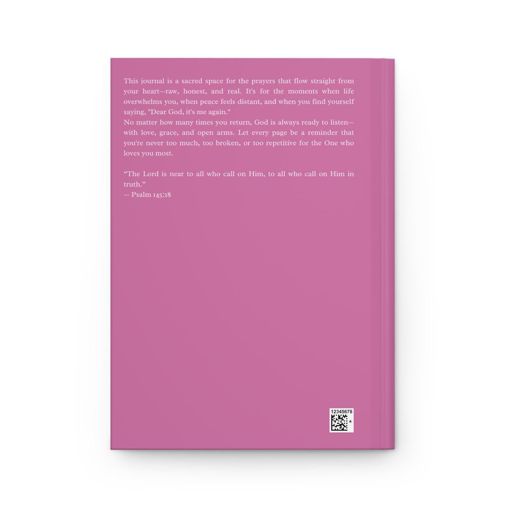 Dear God It’s Me Again Journal – Pink Christian Notebook