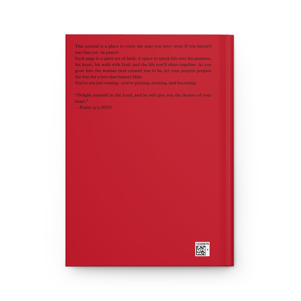 Prayer for My Future Husband Red Journal – Christian Notebook
