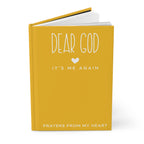 Dear God It’s Me Again Journal – Christian Yellow Prayer Notebook