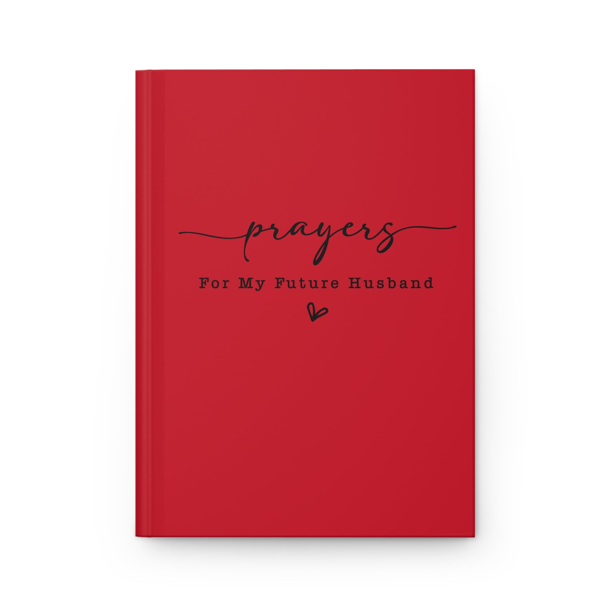 Prayer for My Future Husband Red Journal – Christian Notebook