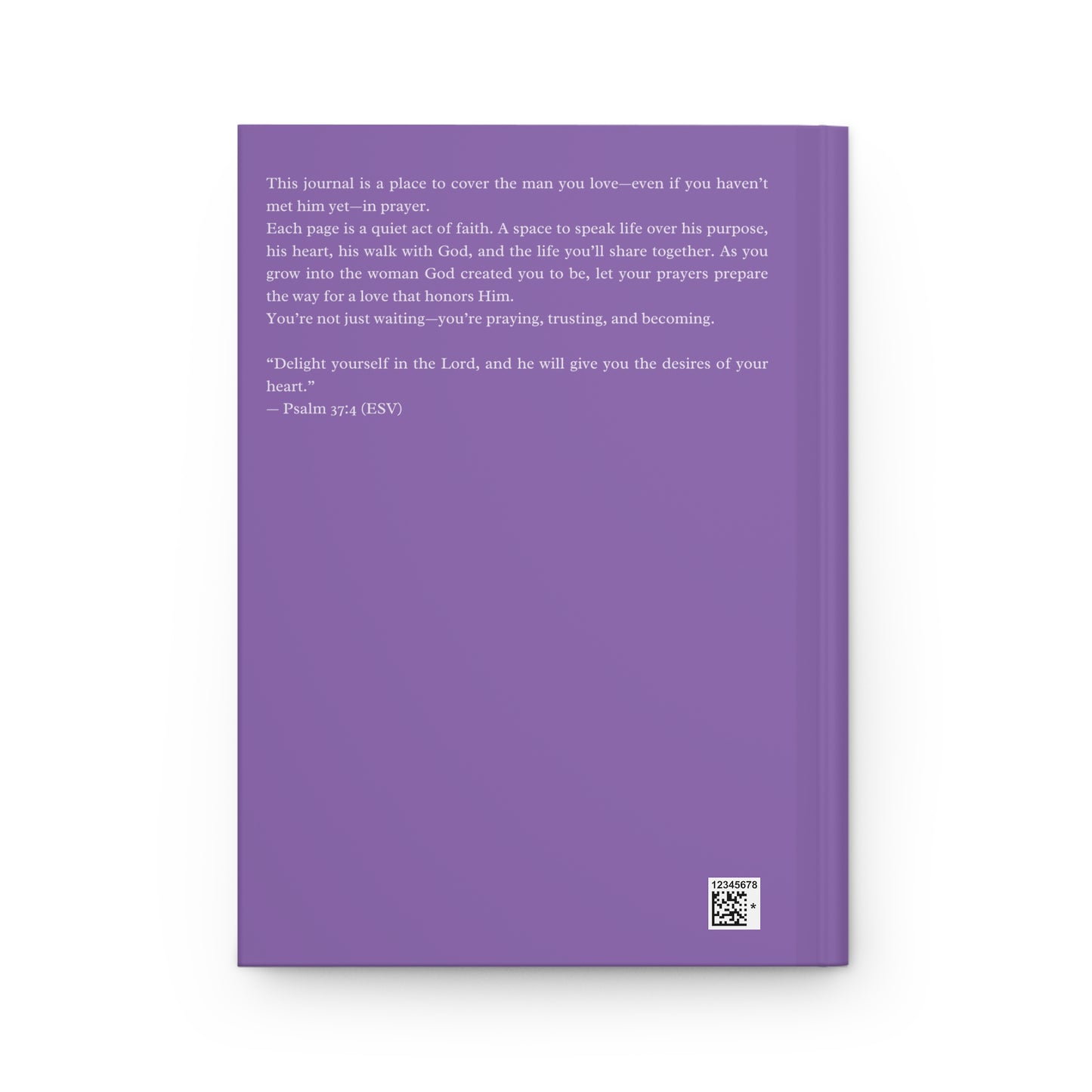 Prayer for My Future Husband Journal – Lilac Faith Notebook